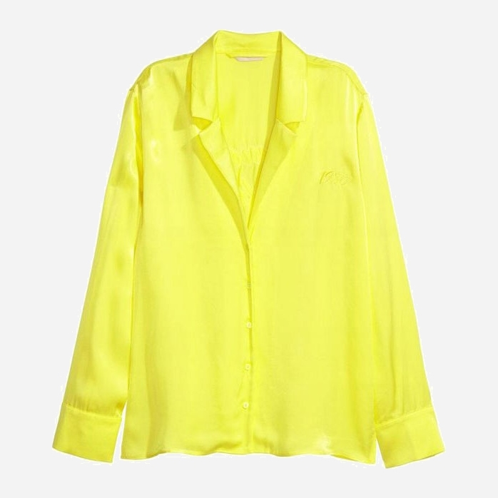 

Рубашка H&M XAZ181079UUIR  Желтая, Рубашка H&M XAZ181079UUIR 38 Желтая