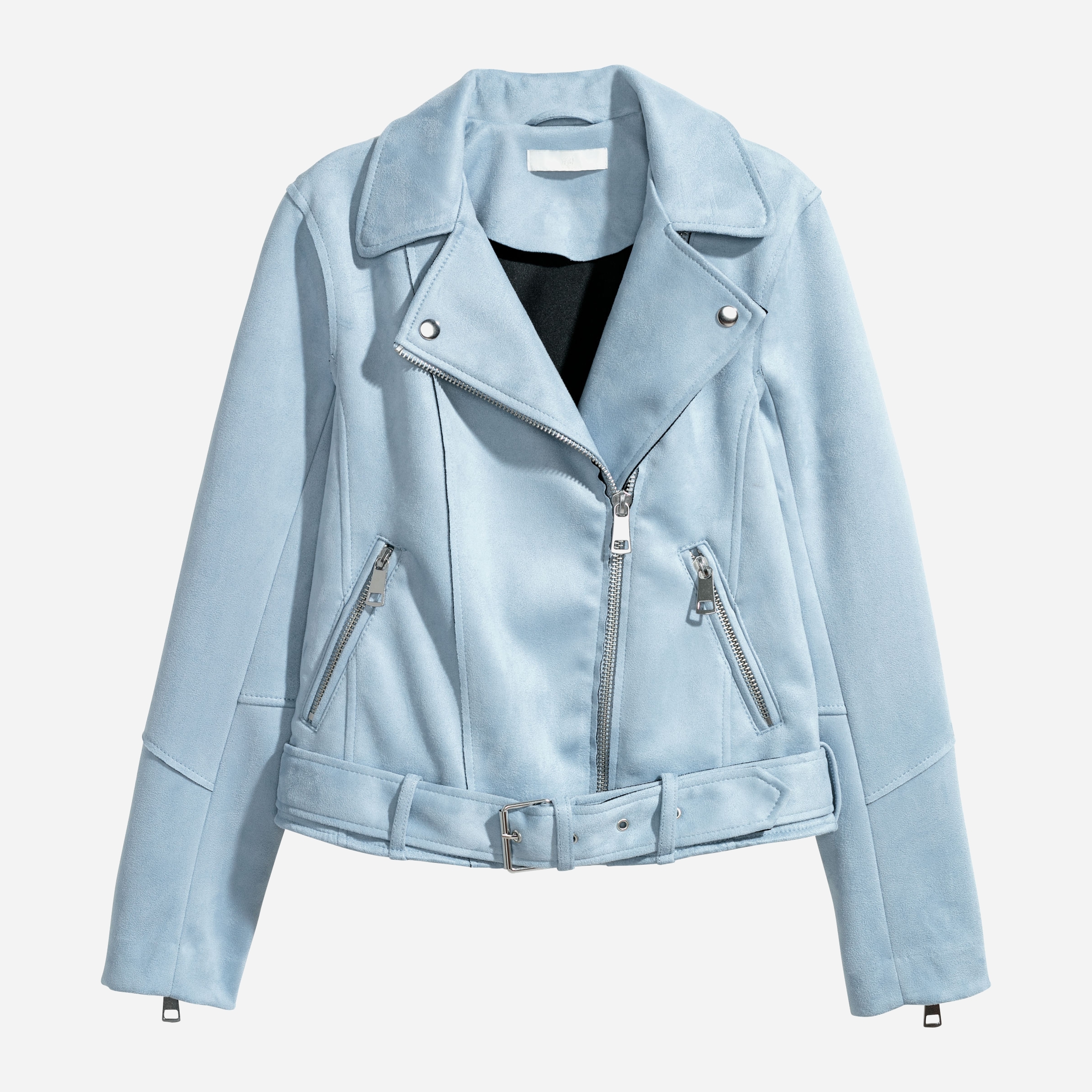 

Куртка из искусственной замши H&M XAZ155824VLJN 42 Голубая