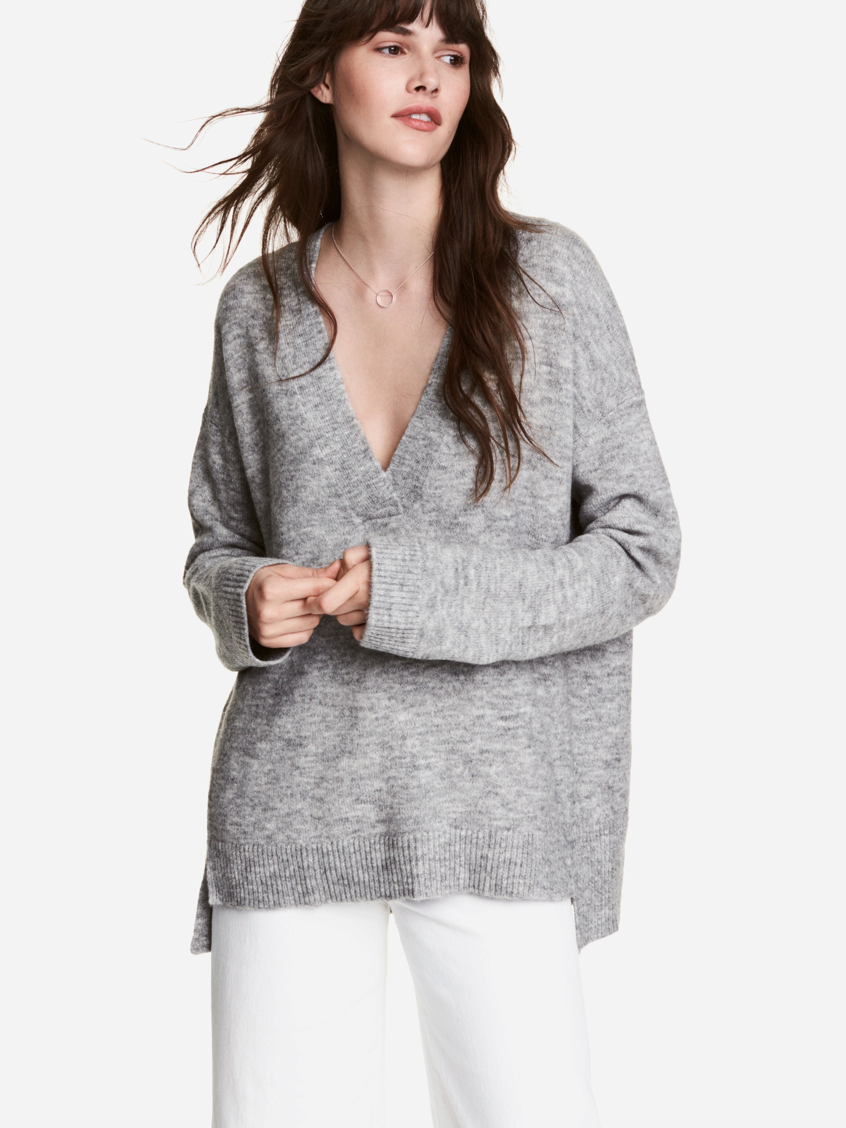 

Пуловер H&M XAZ155824FKTK  Серый, Пуловер H&M XAZ155824FKTK S Серый