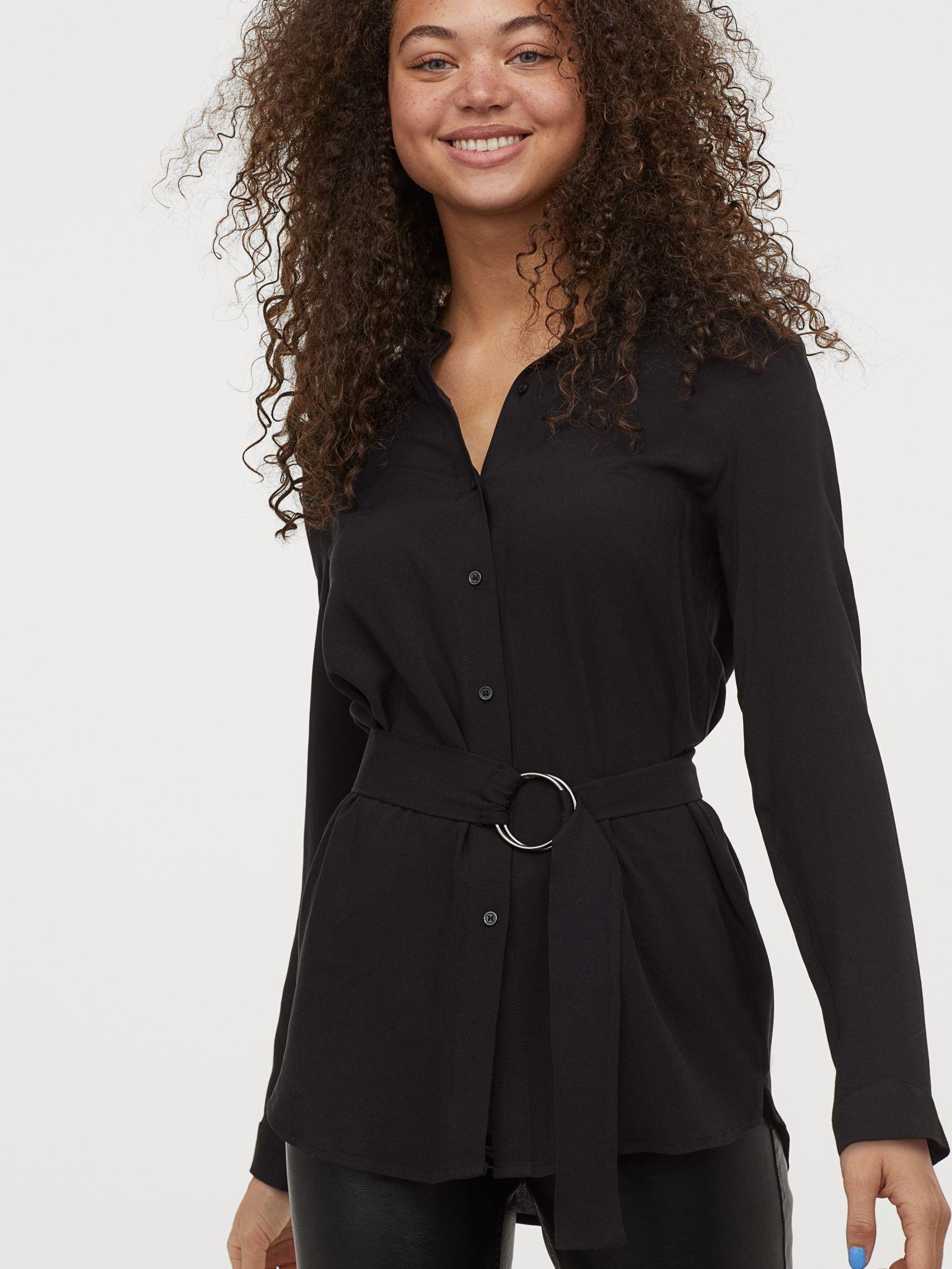 

Рубашка H&M XAZ200071LWGN 46 Черная