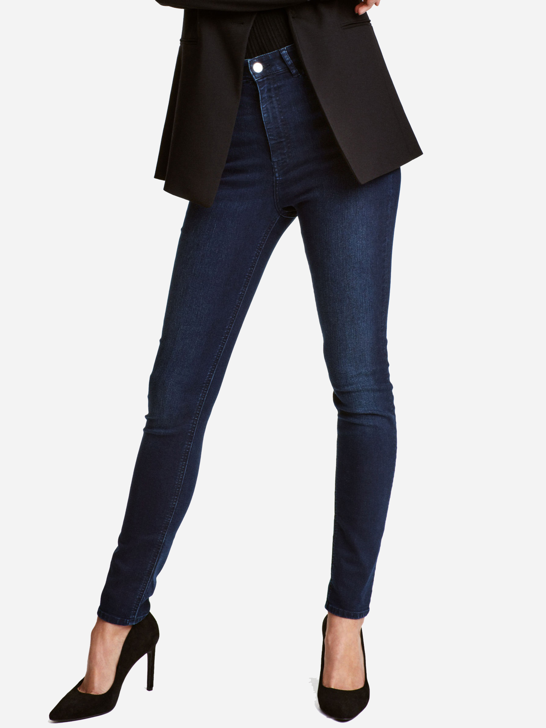 

Джинсы H&M 2549404-AAQJ 36 Темно-синие