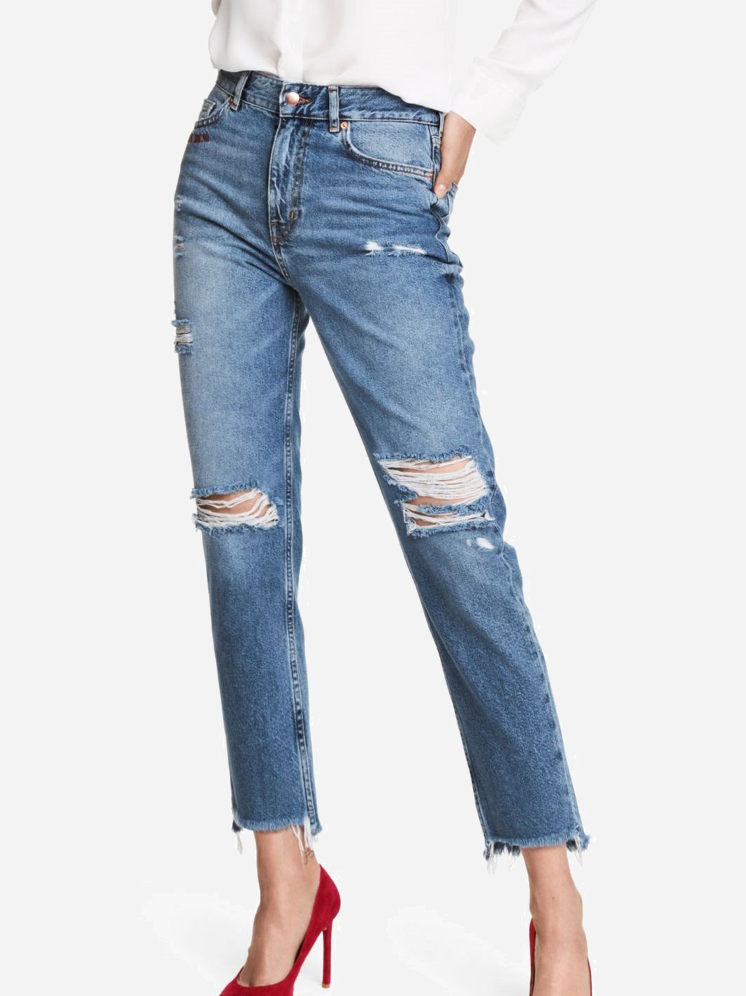 

Джинсы H&M 5456126RP21 38 синие