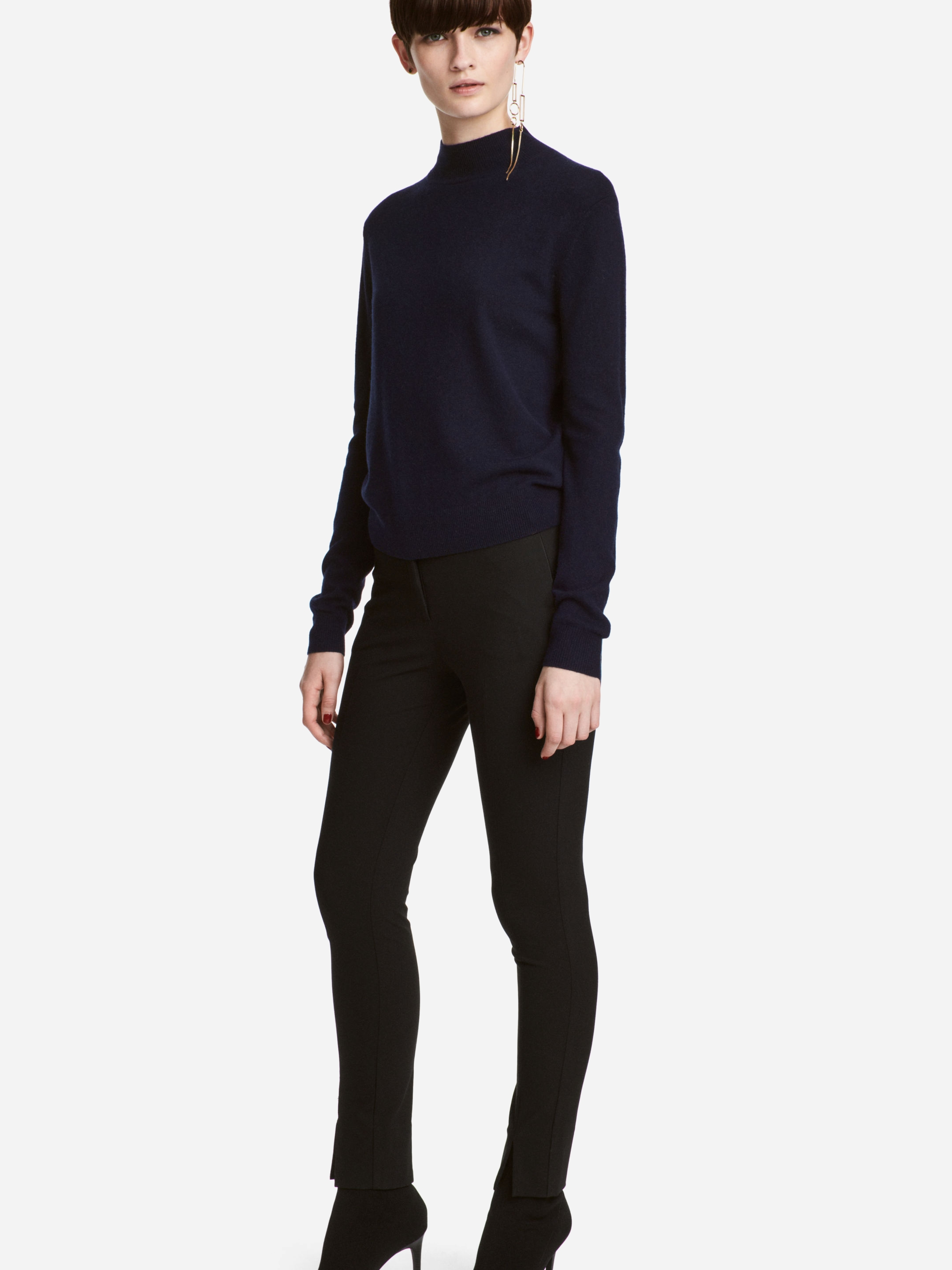 

Брюки H&M XAZ103525KAQZ 46 Черные