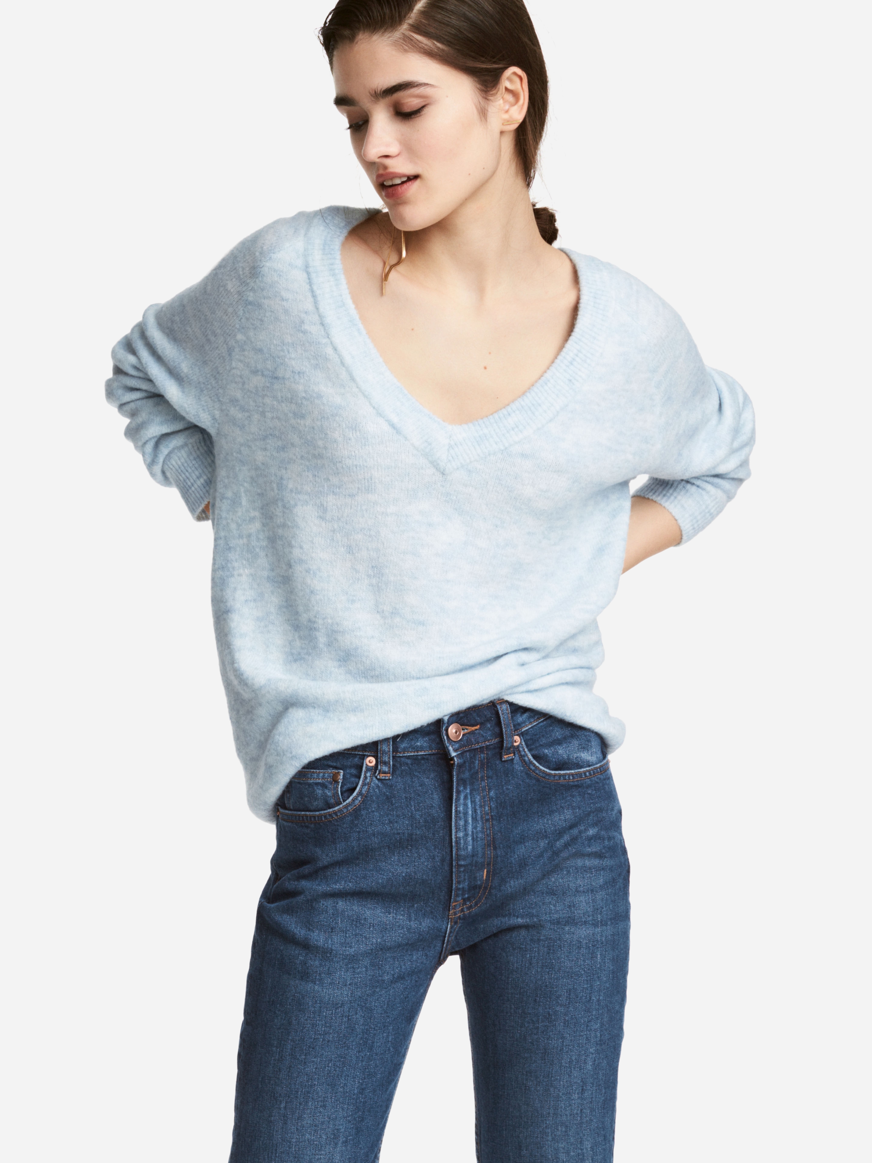 

Пуловер H&M XAZ072504BROP  Голубой, Пуловер H&M XAZ072504BROP L Голубой