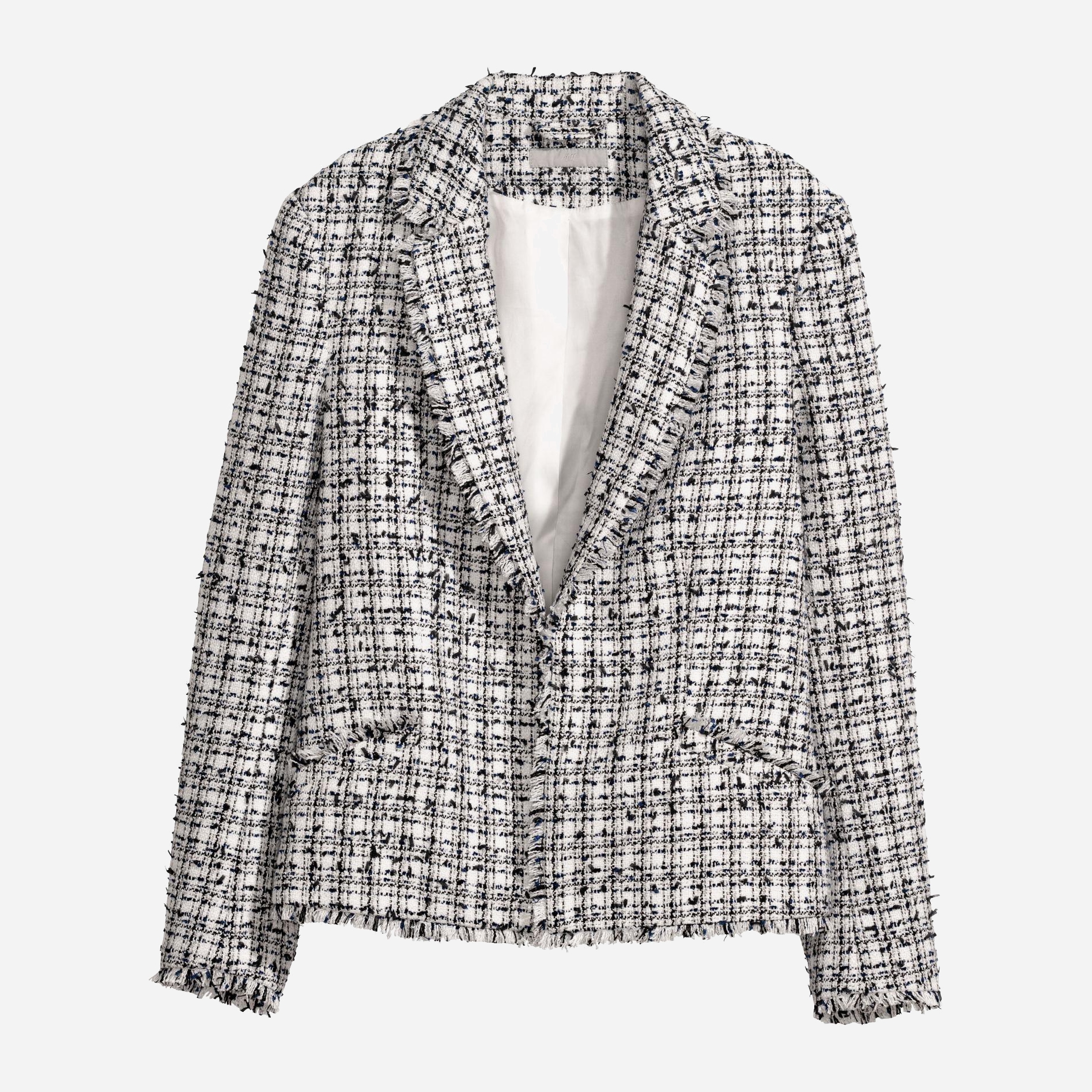 

Жакет H&M XAZ145729BKVQ  Белый с черным, Жакет H&M XAZ145729BKVQ 40 Белый с черным
