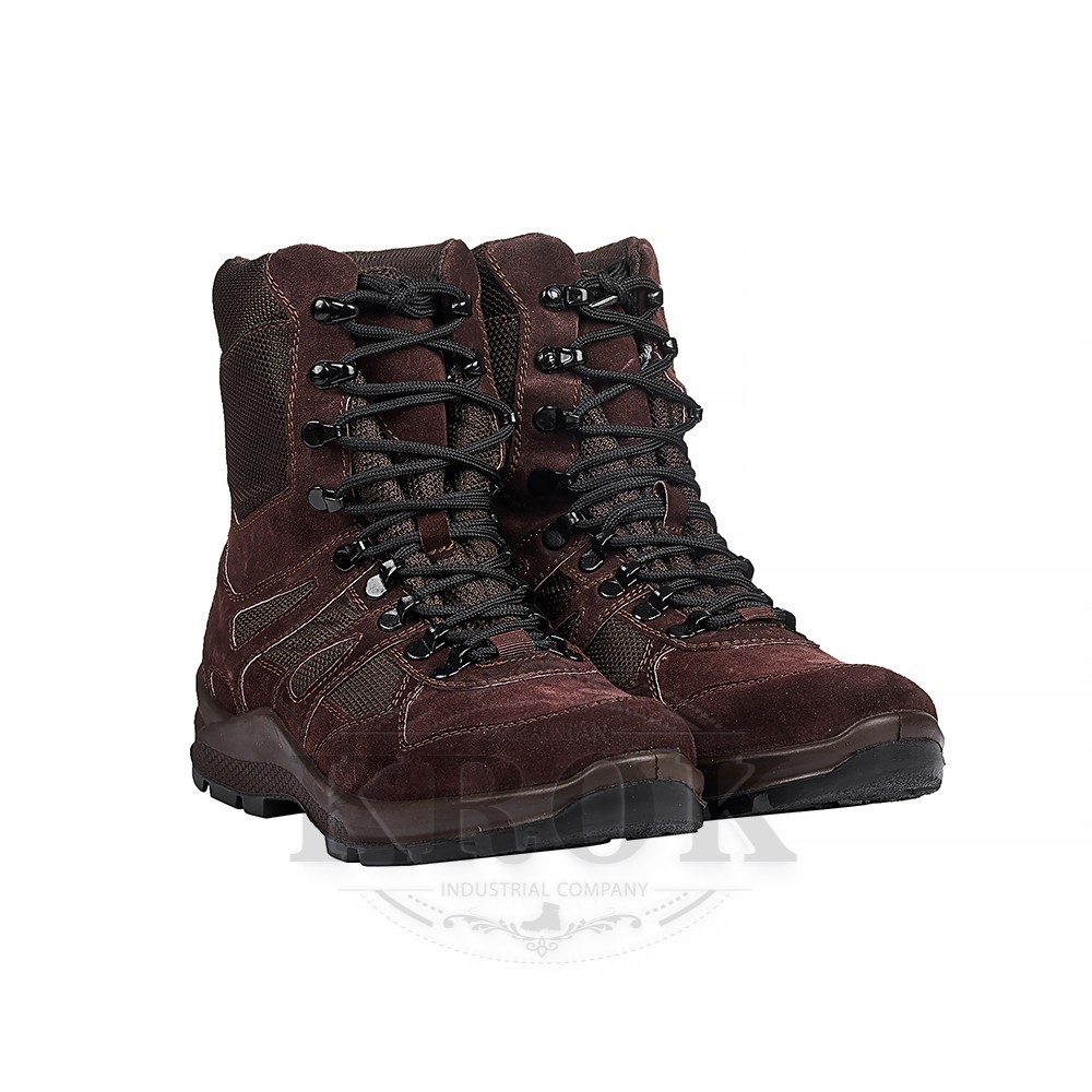 

Ботинки KROK из велюра 45 коричневые L5118 brown