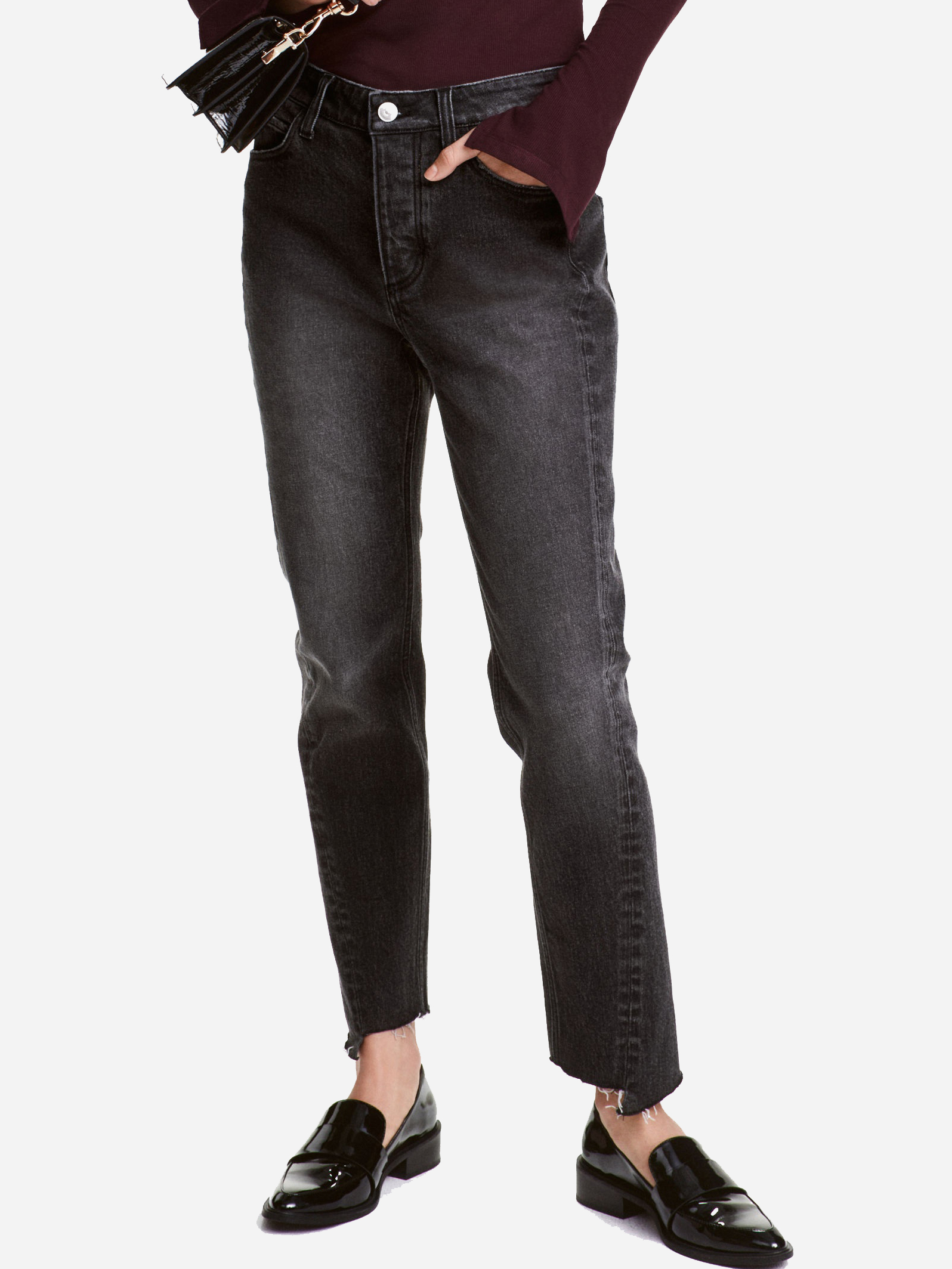 

Джинсы H&M 4345224-AAZJ 36 Светло-черные