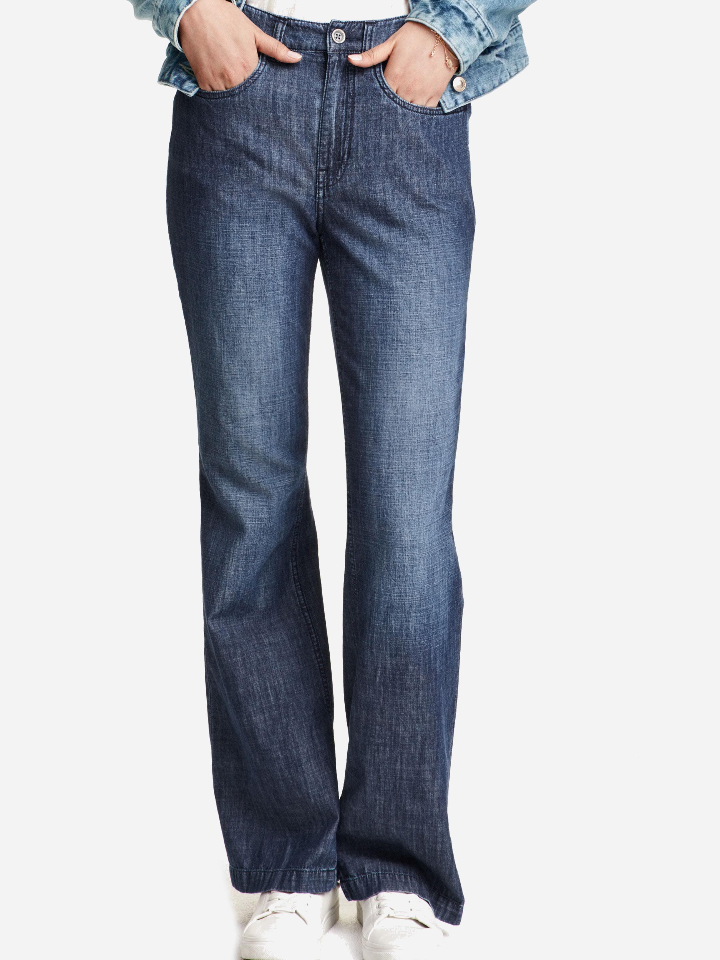 

Джинсы H&M 2885612-AAQJ 34 Темно-синие