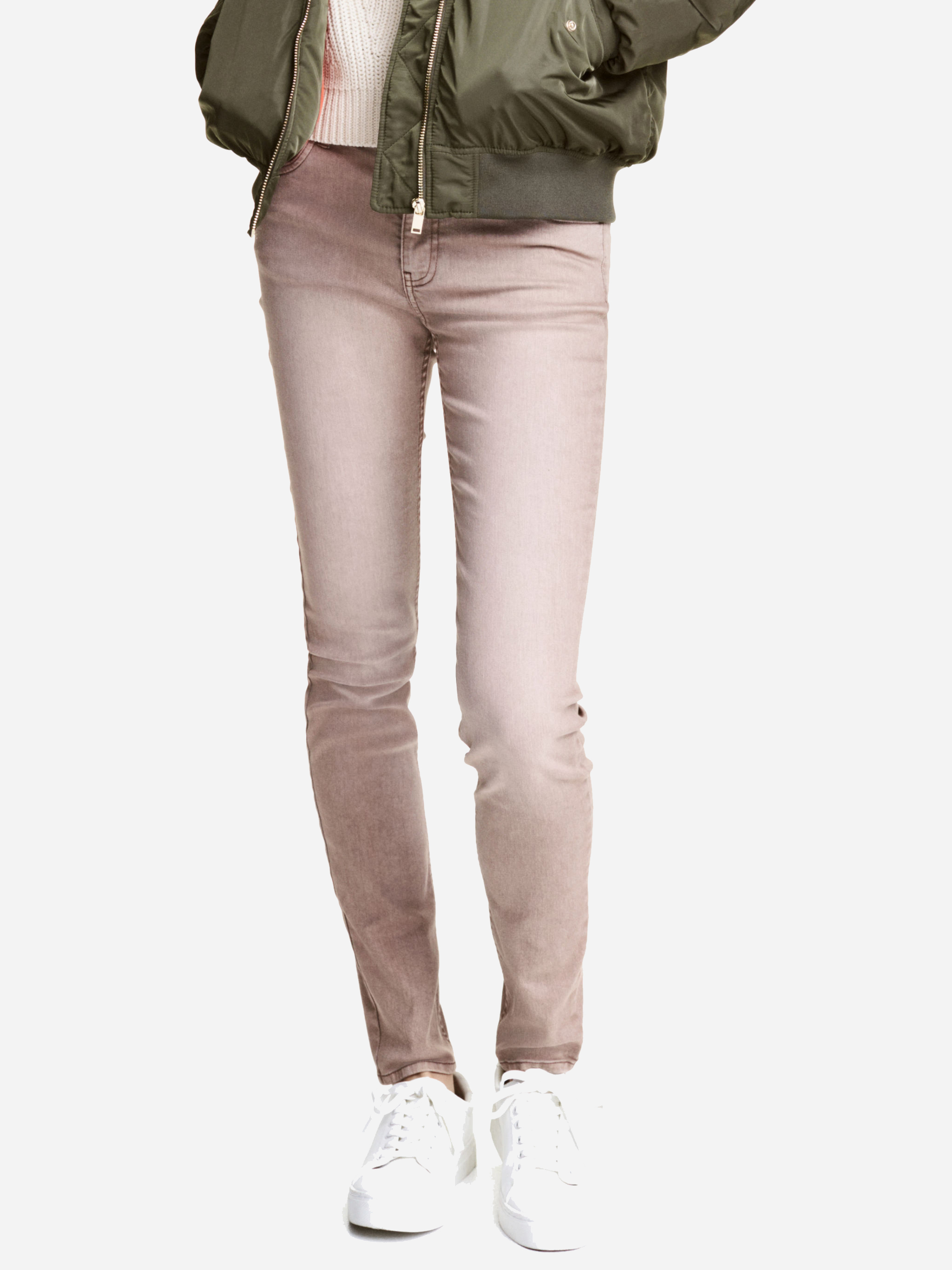 

Джинсы H&M 4669325-AACQ 32 Розовые с бежевым