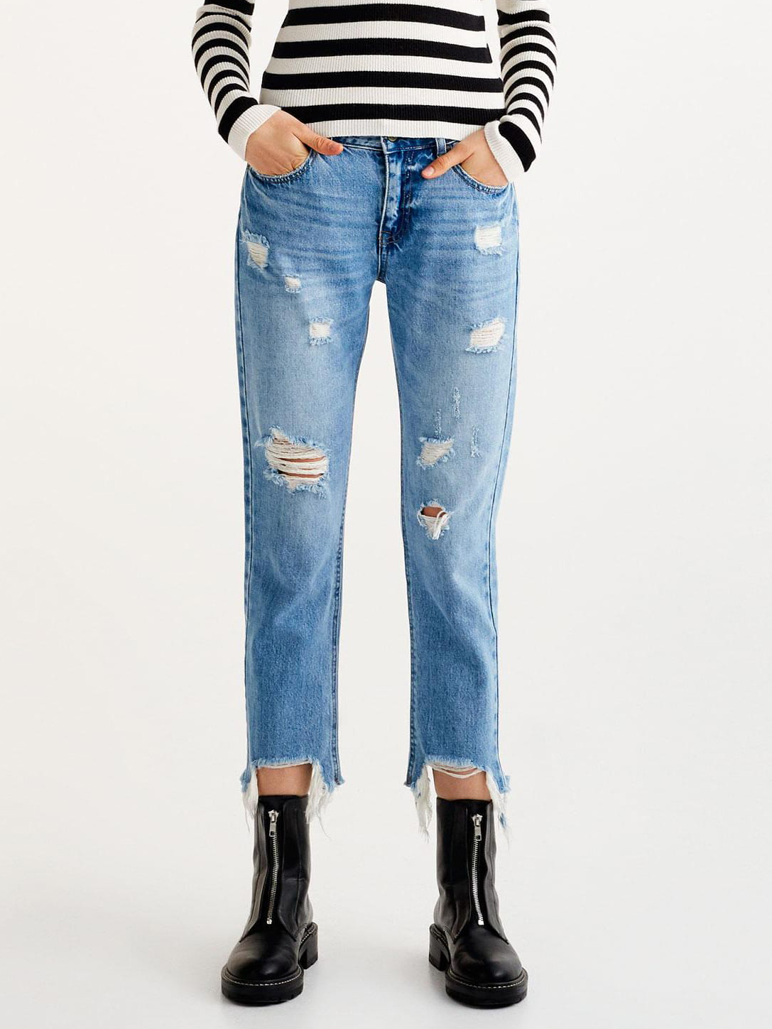 

Джинсы Pull & Bear 9685/303/427-ACXD 40 Синие