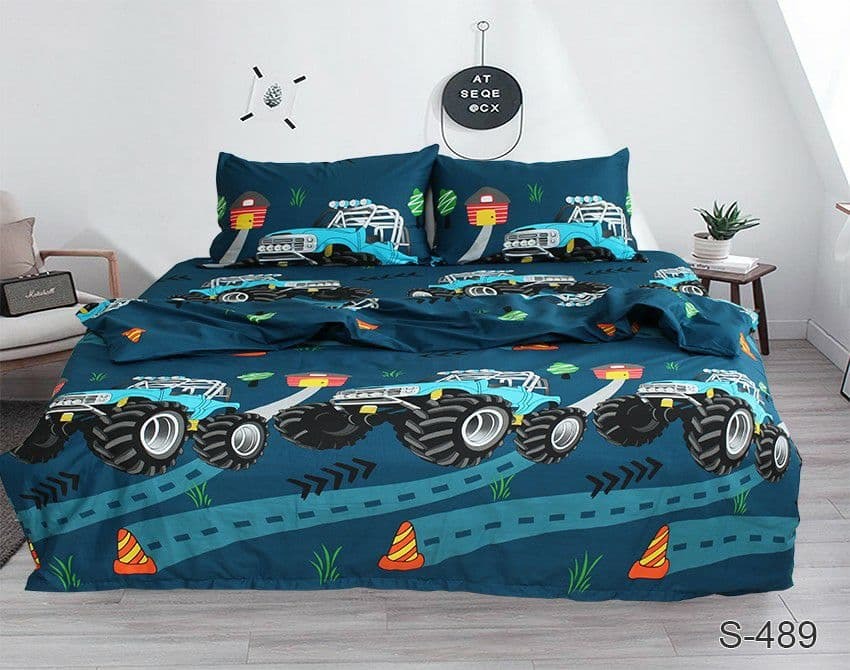 

Комплект постельного белья Люкс Сатин на молнии ФАВОРИТ S489 евро 200*215, наволочки 50*70