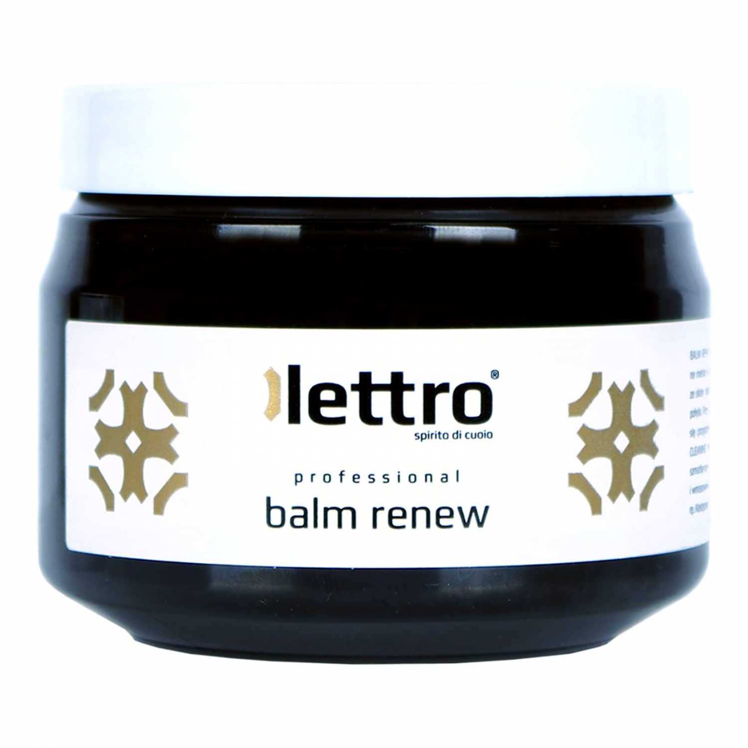 

Черный восстанавливающий бальзам для кожаных изделий Lettro Balm Renew, 200 мл