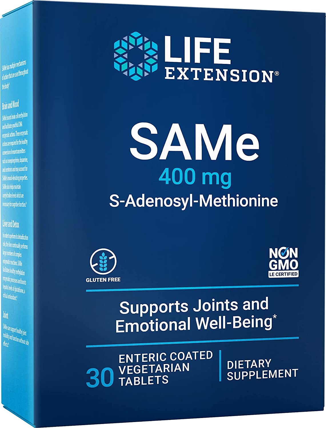 

Life Extension SAMe S-Adenosyl-Methionine 400 mg 30 таблеток (4384303822)