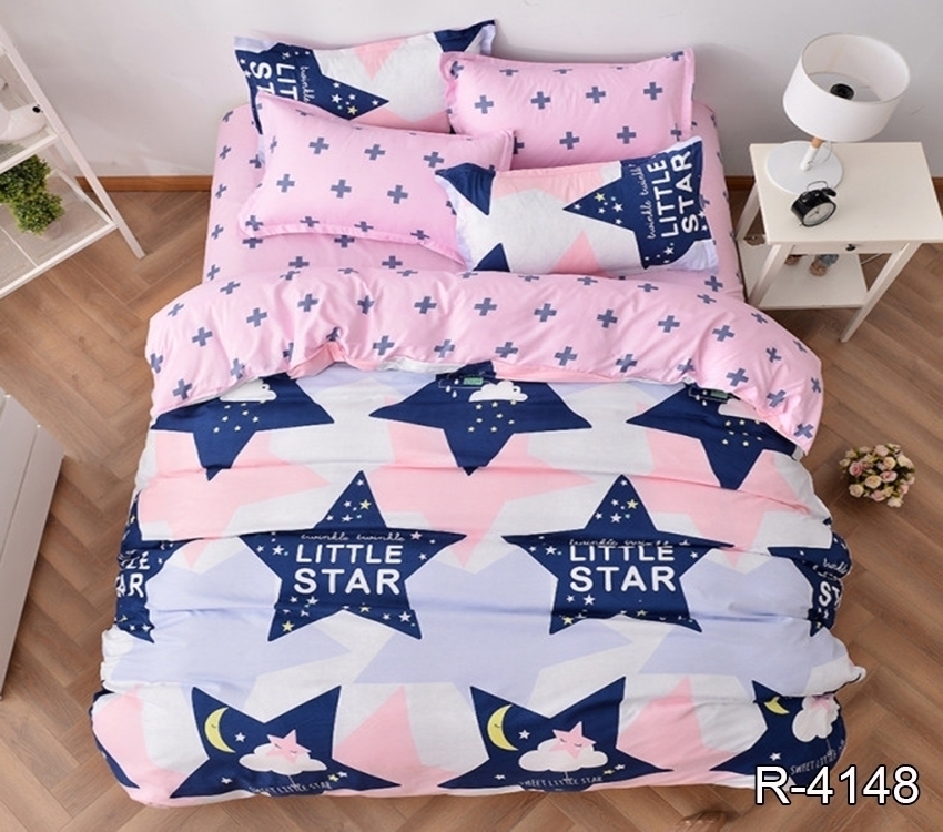 

Комплект постельного белья с компаньоном ТМ TAG семейный R4148