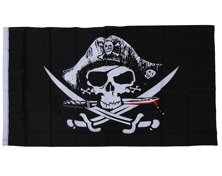 

Пиратский флаг «Весёлый Роджер» 90х150см
