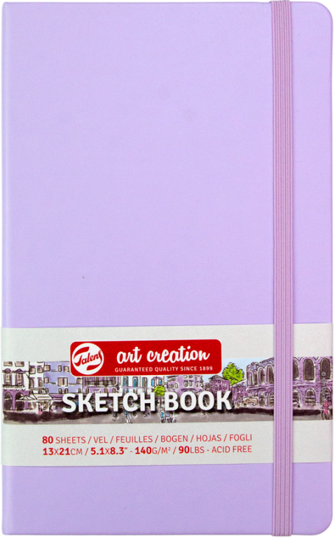 

Блокнот для графики Royal Talens Art Creation 140 г/м2 13 х 21 см 80 листов Pastel Violet (8712079466992)