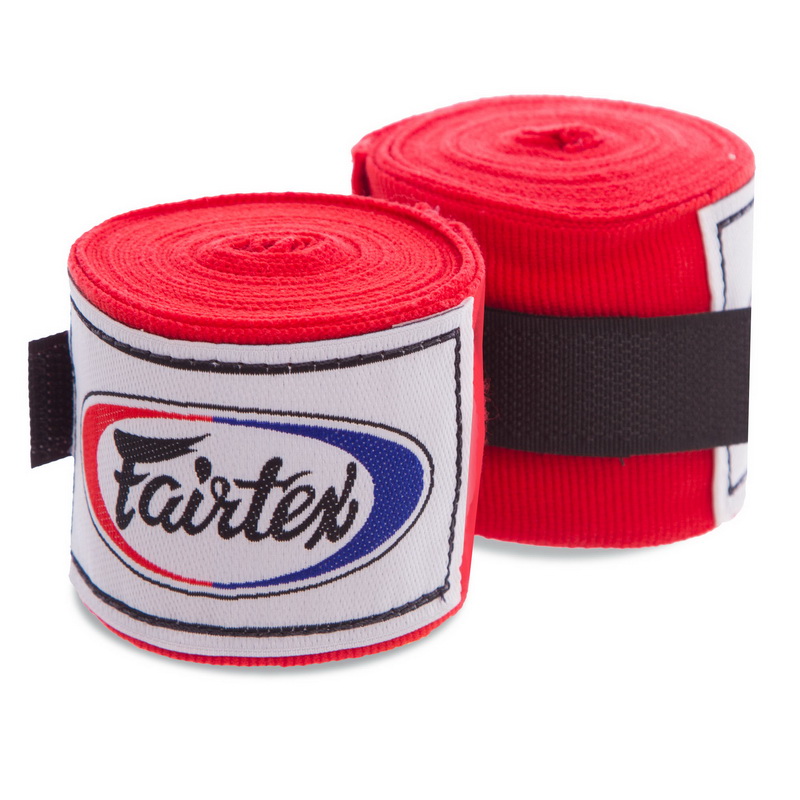 

Бинты боксерские 3 м хлопок FAIRTEX красный HW2-3