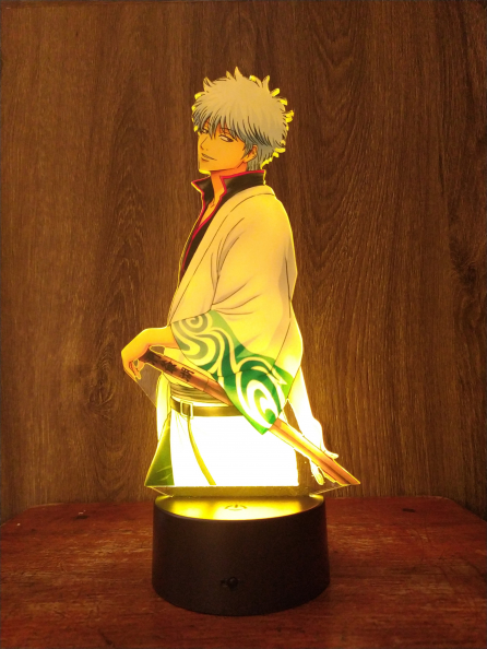 

3D светильник-ночник «Самурай» CreativeLamps Увеличенная пластина (c пультом ДУ) (1198)