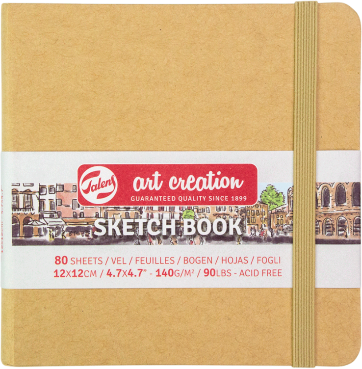 

Блокнот для графики Royal Talens Art Creation 140 г/м2 12 х 12 см 80 листов Kraft (8712079467166)
