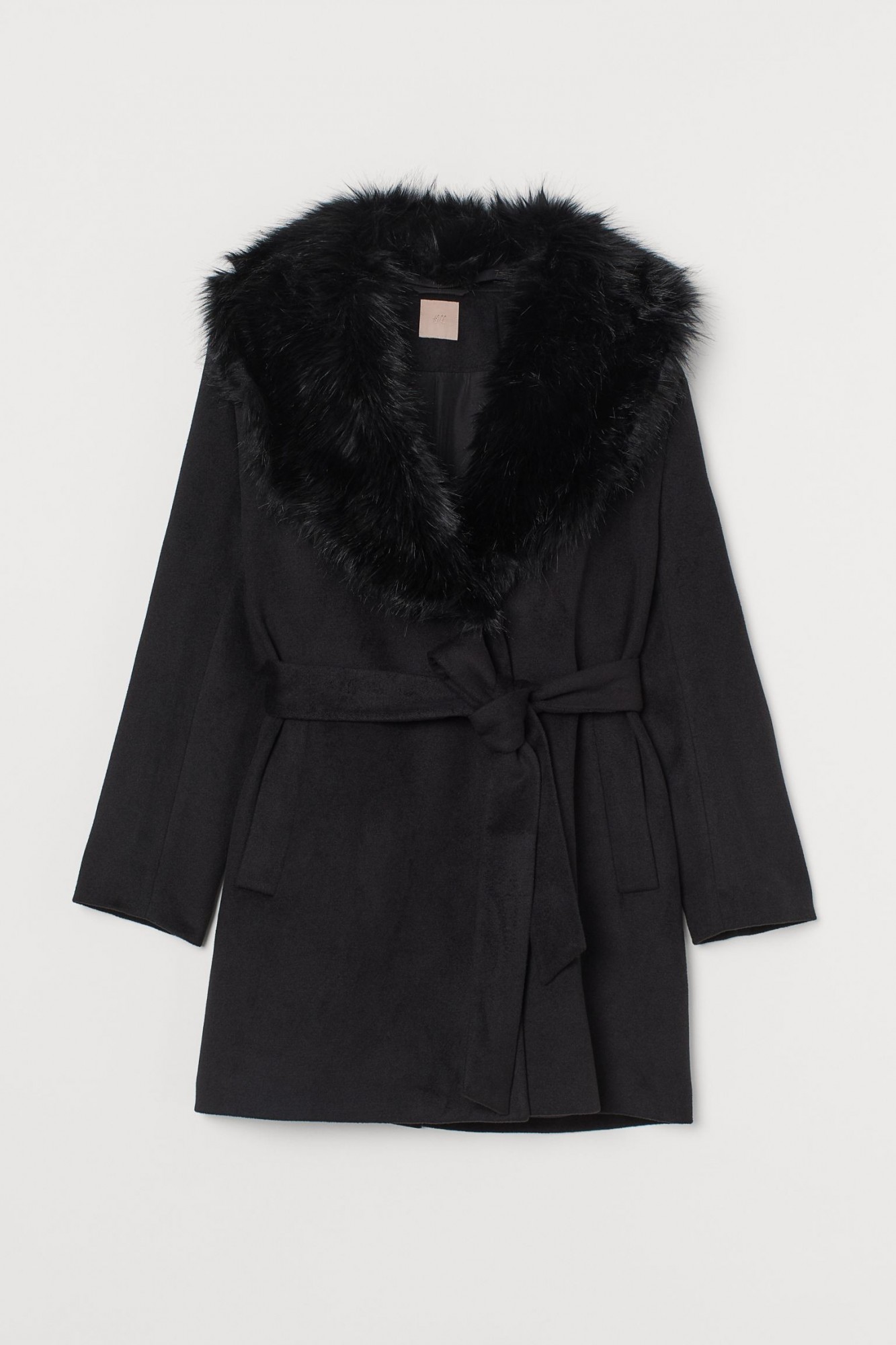 

Пальто H&M L Черный 8894342dm