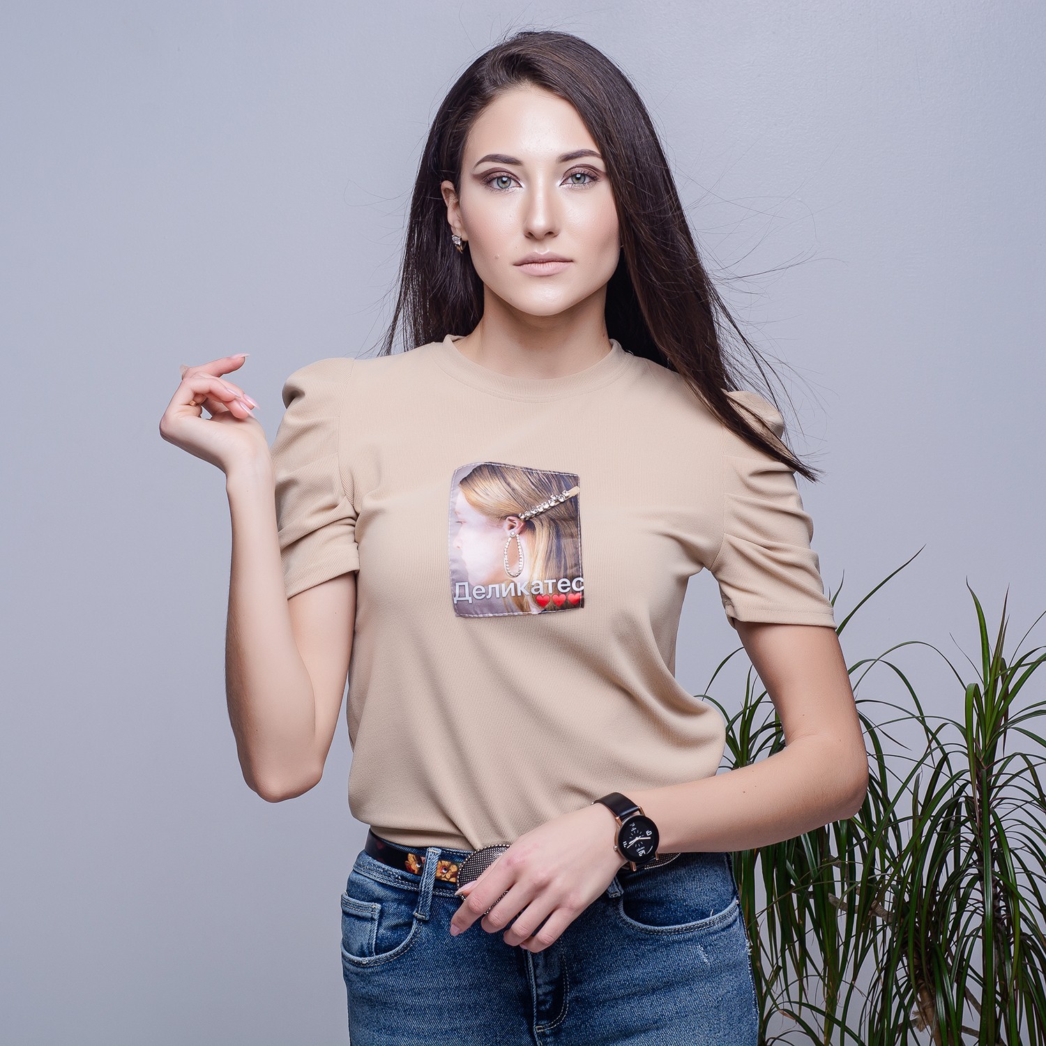 

Футболка KACHIС / Бежевая (9865, Футболка KACHIС S/M Бежевая (9865)