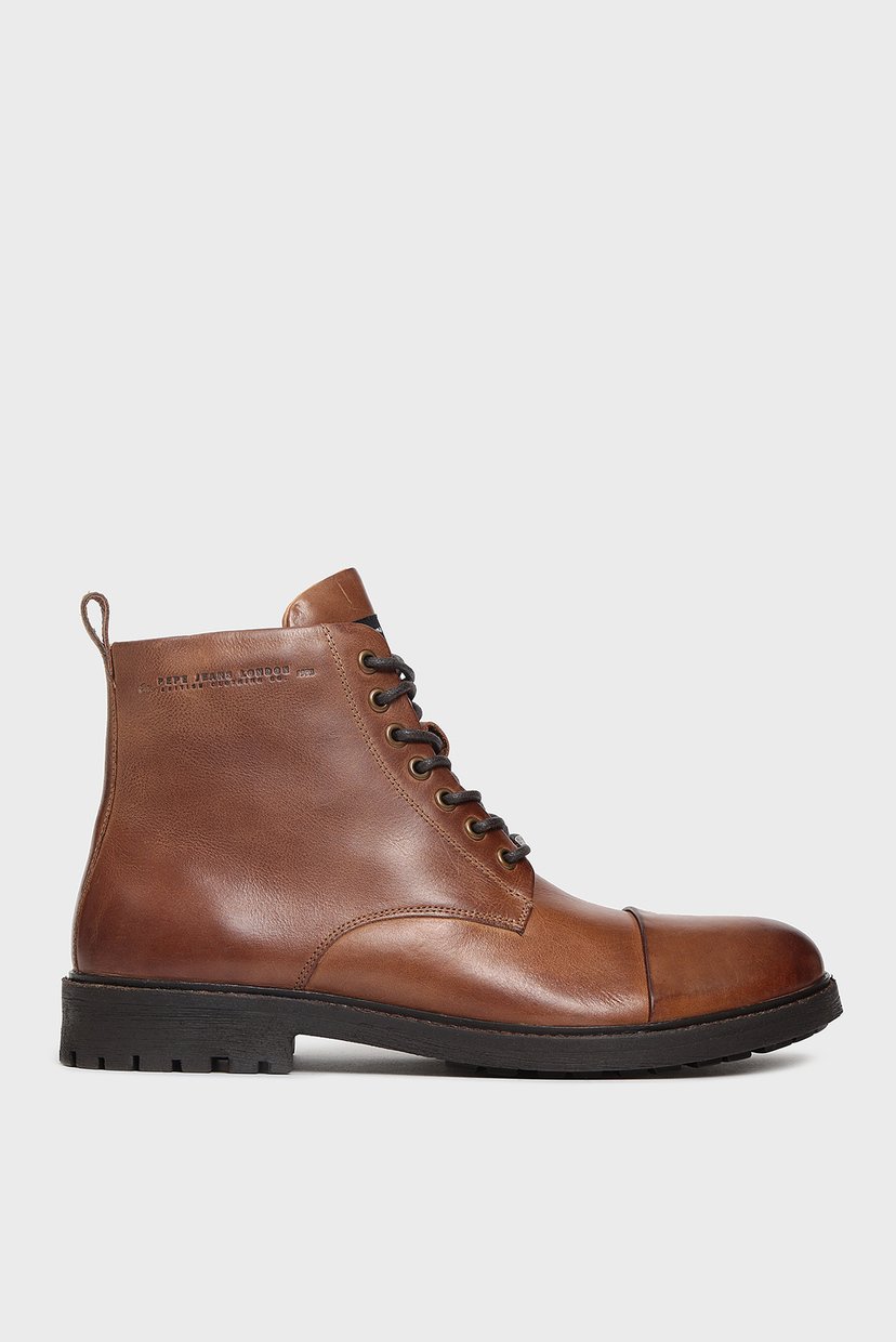 

Мужские коричневые кожаные ботинки PORTER Pepe Jeans 44 PMS50178