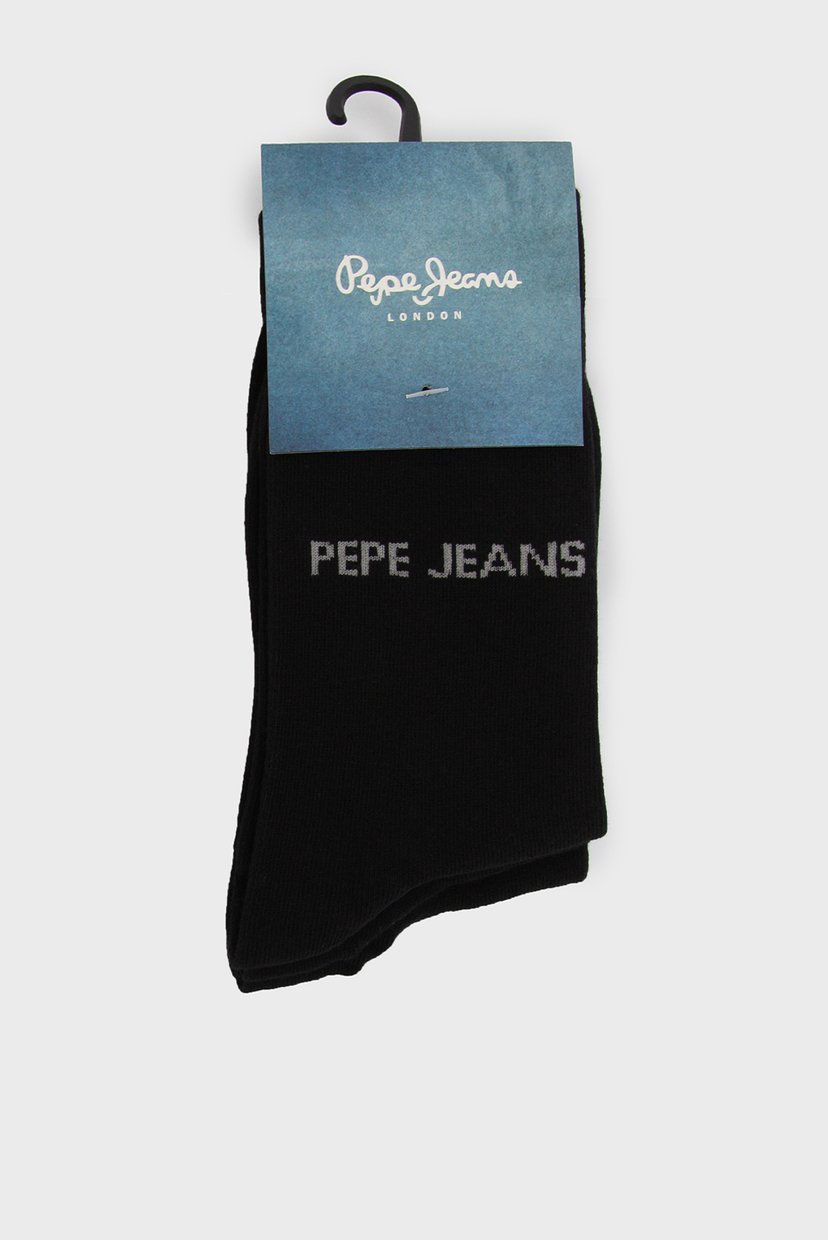 

Мужские черные носки (3 пары) Pepe Jeans  PMU10060, Мужские черные носки (3 пары) Pepe Jeans 43-46 PMU10060