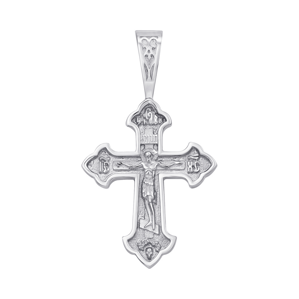 

Серебряный православный крестик 000133682