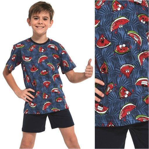 

Пижама для мальчиков 334-20 86 WATERMELON 3 Cornette джинс-красная 86-92