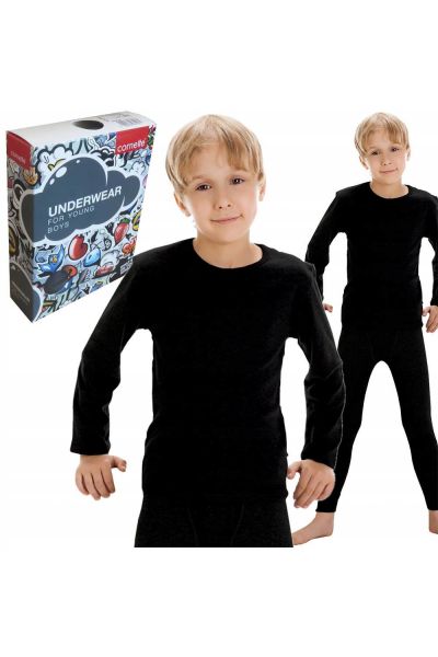 

Футболка для мальчиков 214 Kids Cornette черная рост 110-116