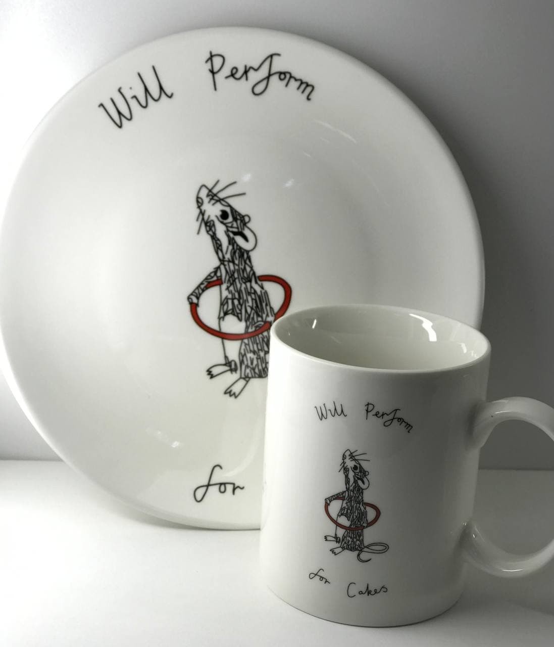 

Набор чашка и тарелка Мышка Olens DL21012653-8C-8Р