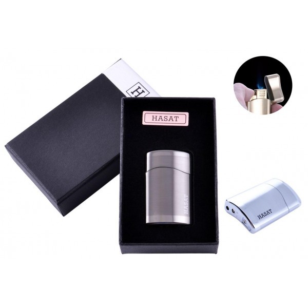 

Зажигалка в подарочной коробке Hasat (Турбо пламя) 4312 Black