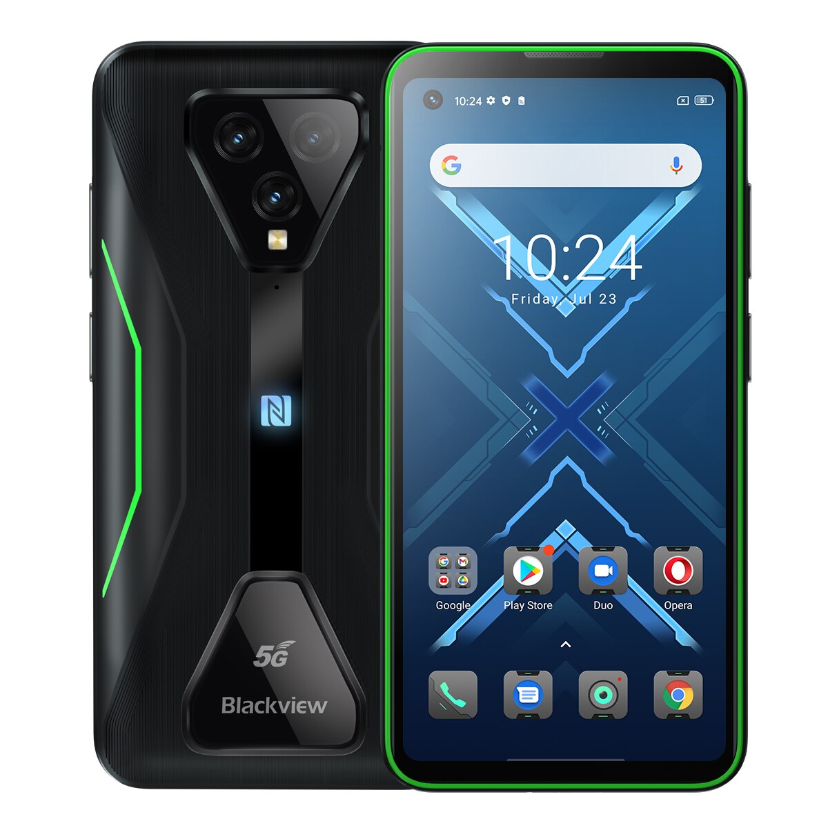 

Мобільний телефон Blackview BL5000 5G green 8/128Gb IP69K 6.36" NFC 4980mAh