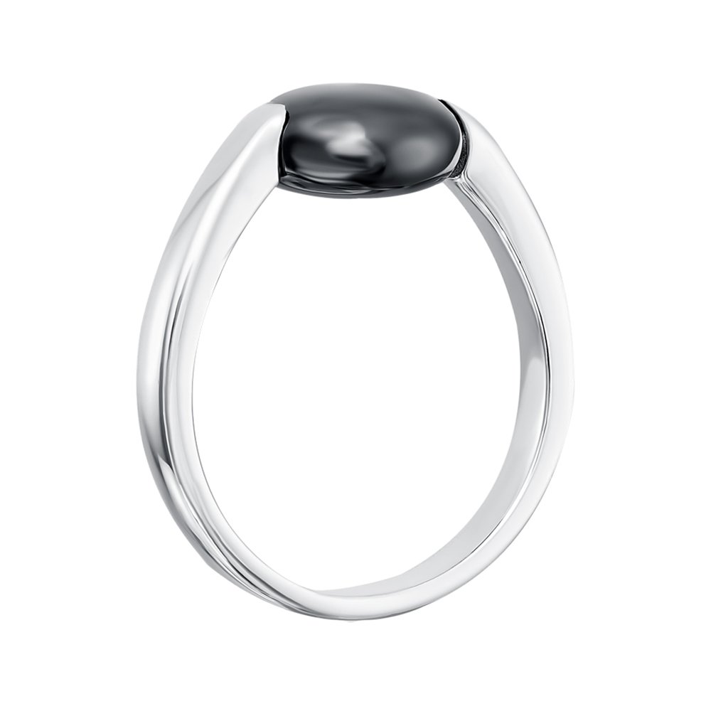 

Серебряное кольцо с керамикой 000150544 19 размера