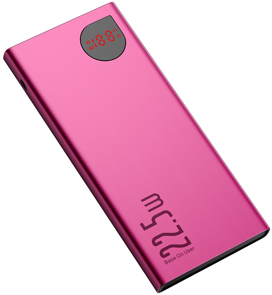 

УМБ Baseus Adaman 10000mAh 22.5W с технологией QC3.0+PD3.0 Красный