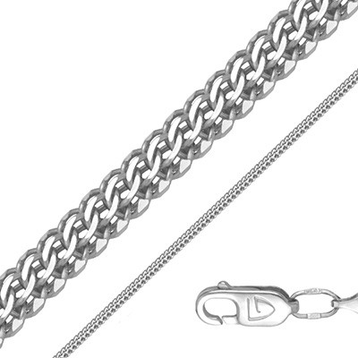 

Цепочка серебряная каприз 50см 69712