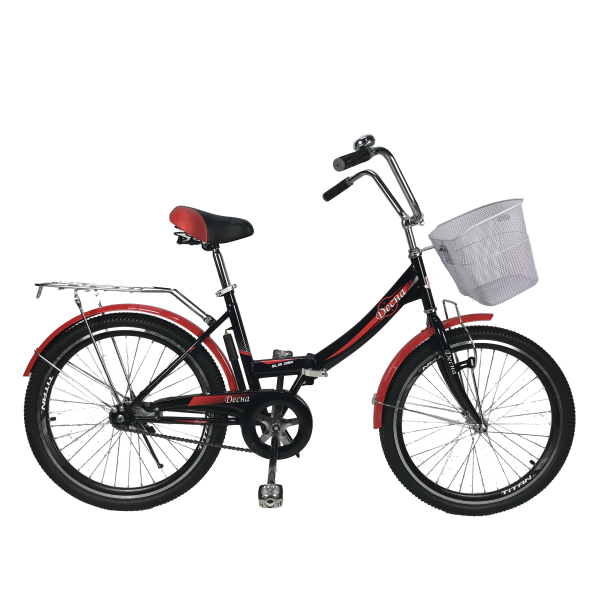 

Велосипед Titan Десна 24" 16" Черный-Красный