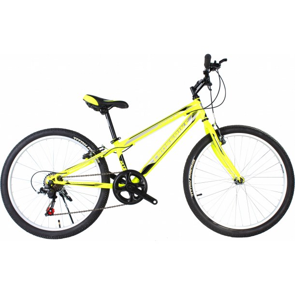 

Велосипед CrossBike Pegas 24" 11" Неоновый желтый-Черный-Серый