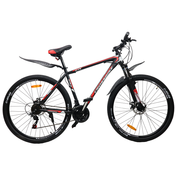 

Велосипед CrossBike Racer 27.5" 19" Черный-Красный
