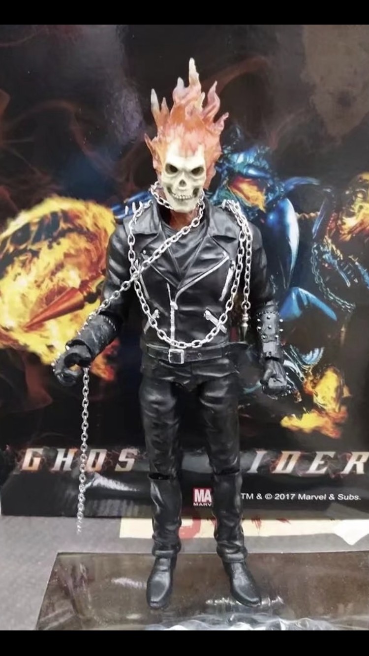 

Фигурка Marvel Ghost Rider Johnny Blaze Призрачный гонщик 23 см