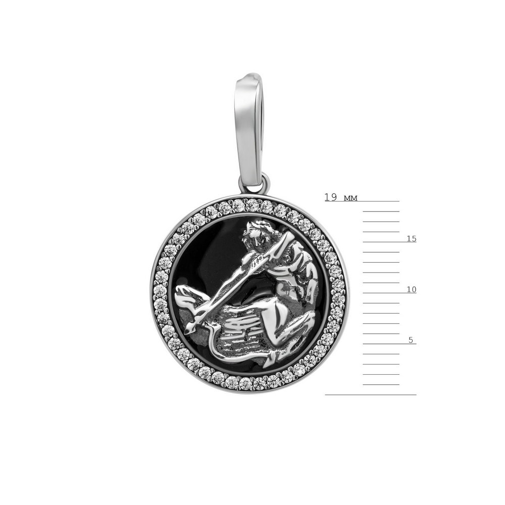 

Серебряный кулон ins:фианит IM-6941 р-