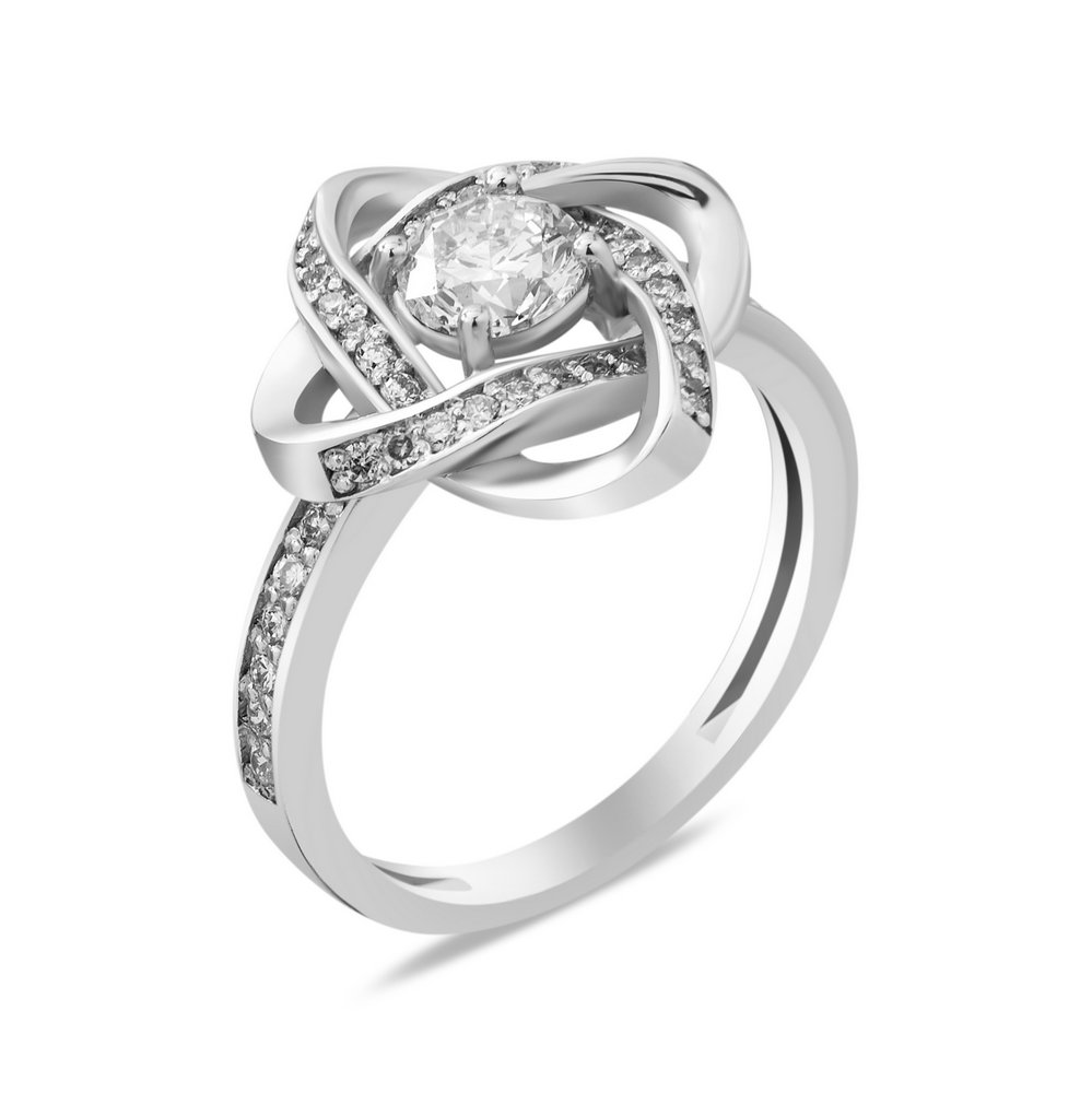 

Серебряное кольцо ins:фианит IM-6878 р-19