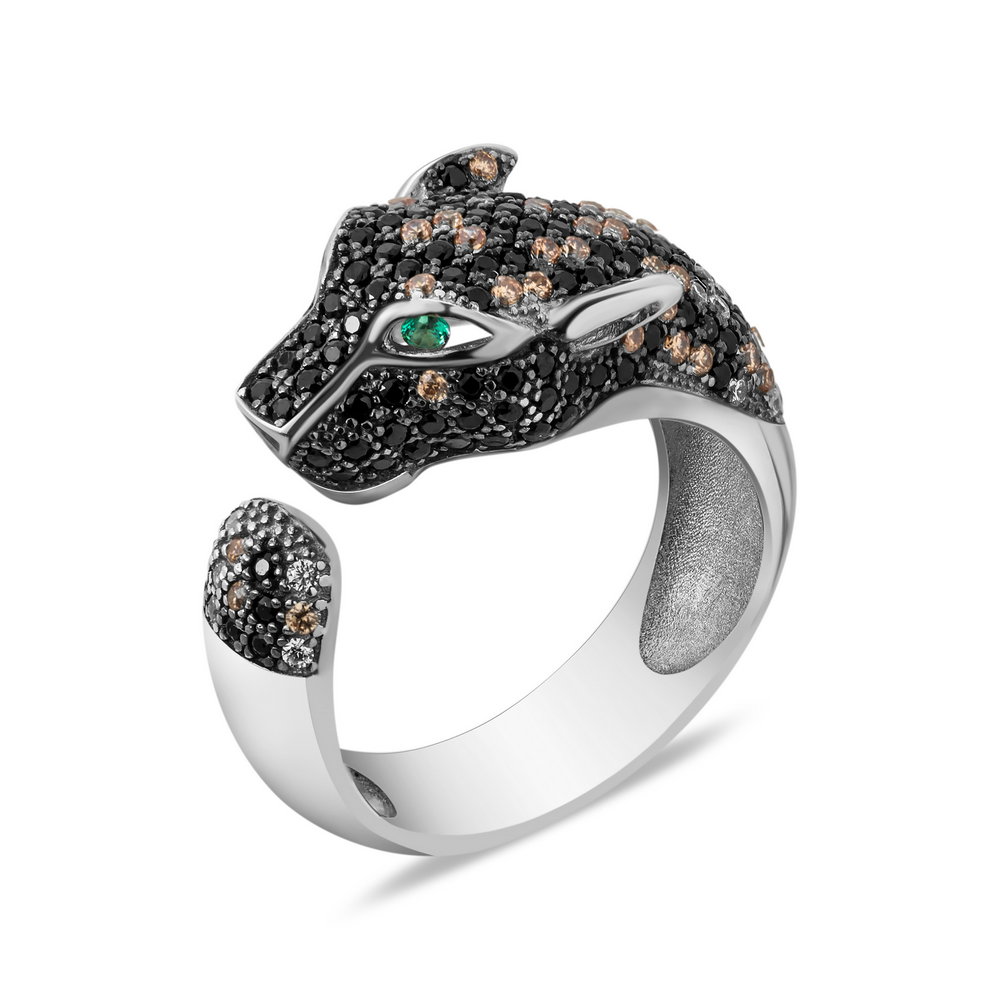 

Серебряное кольцо ins:фианит IM-6909 р-16.5