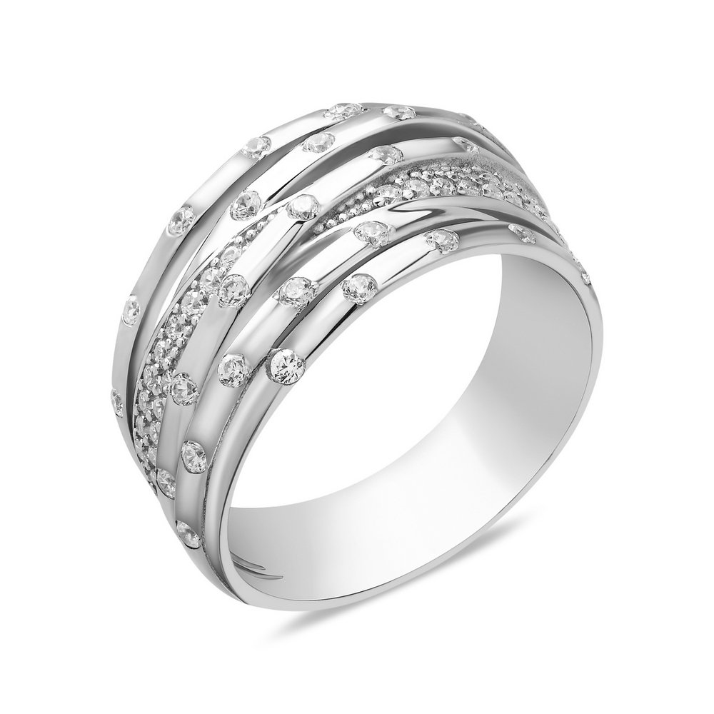 

Серебряное кольцо ins:фианит IM-6873 р-18.5
