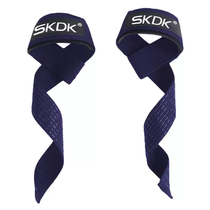 

Лямки для тяги SKDK кистьові атлетичні Сині