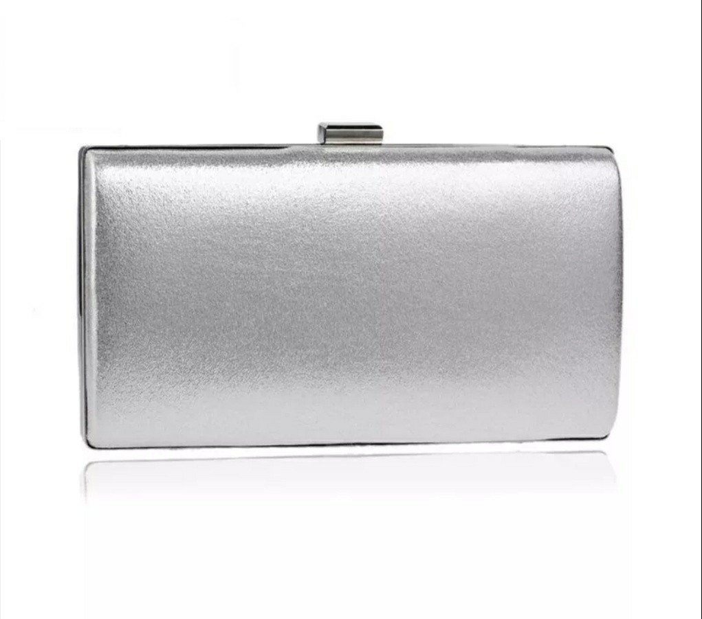 

Женский вечерний клатч Smooza серебристый (1184-silver)