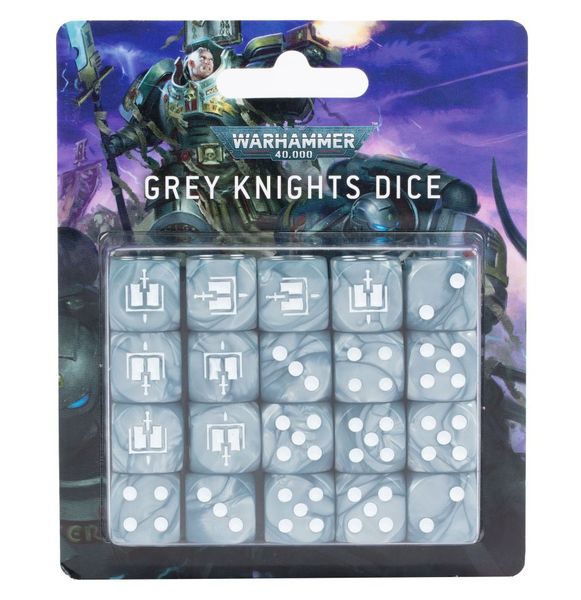 

Настольная игра Games Workshop Grey Knights Dice Set Warhammer 40000 (99220107001)