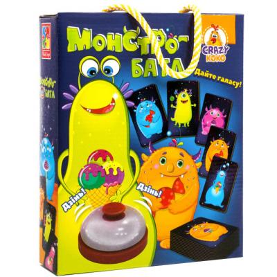 

Настольная игра Vladi Toys со звоночком Монстро-баттл (укр) (VT8010-04)