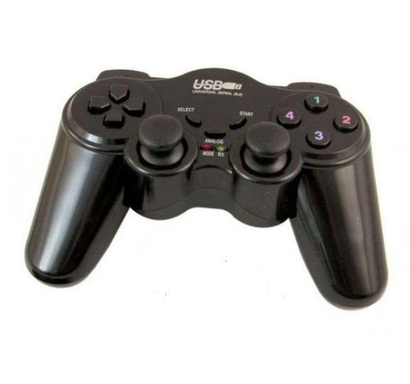 

Беспроводной джойстик для ПК, игровой манипулятор, геймпад PC GamePad DualShock Dellta MBF DJ-EW800 с вибрацией