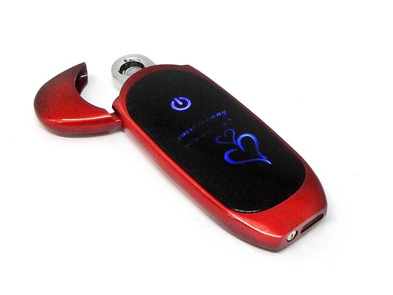 

Аккумуляторная электро импульсная спиральная USB зажигалка Lighter L-15634 Red